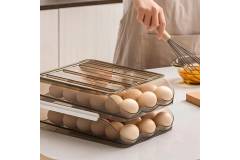 Huevera dispensador de huevos 2 niveles