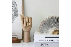 Mano articulada de madera para dibujo, joyas o decoracion
