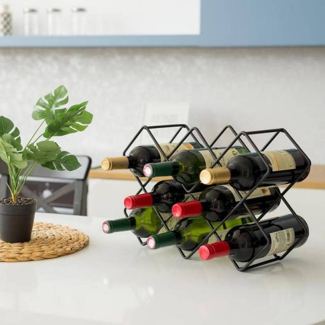 Vinera hierro para 8 botellas 