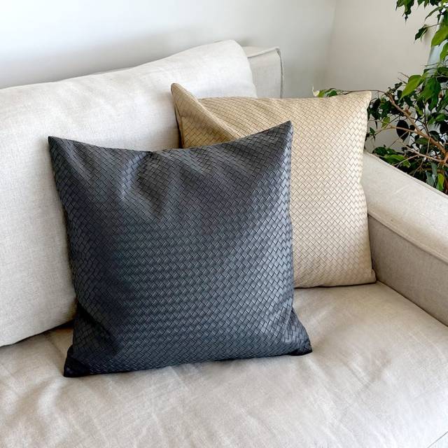 Funda almohadon PU + COLORES
