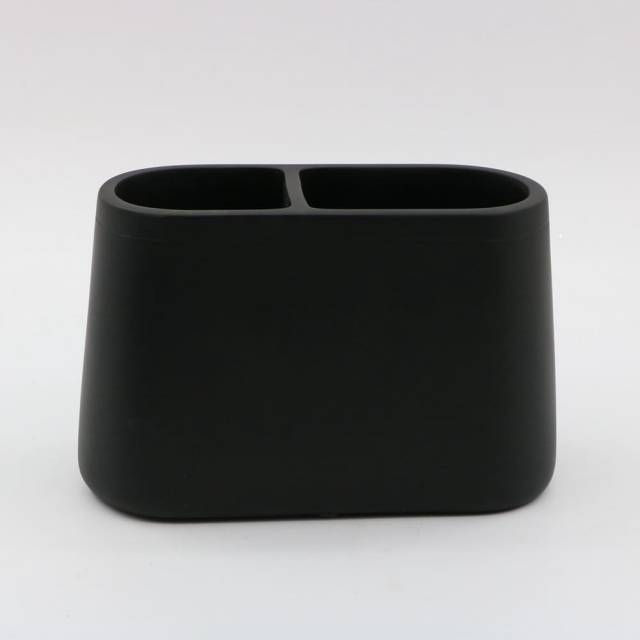 Vaso porta cepillo de dientes negro mate
