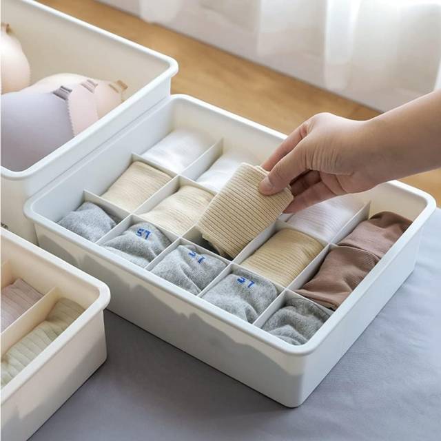 Organizador Caja con Divisiones Ropa Interior