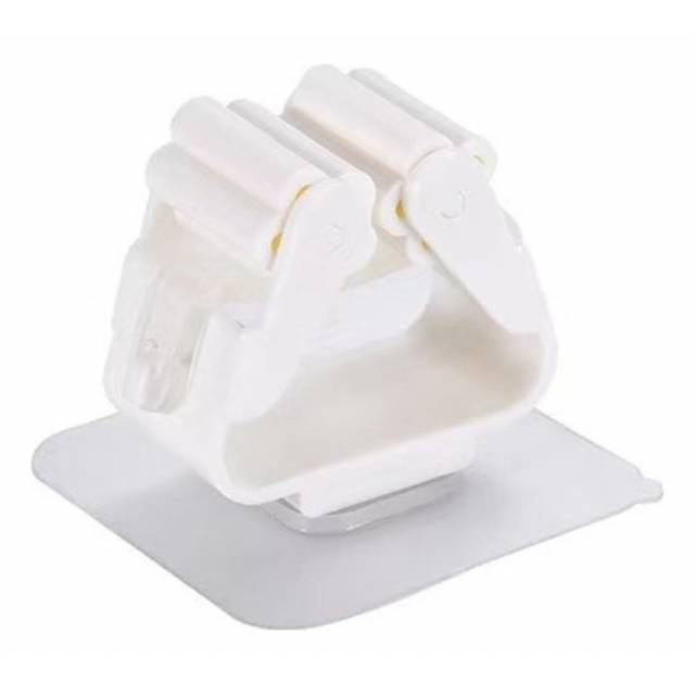 Set soportes de pared para escoba autoadhesivos x4
