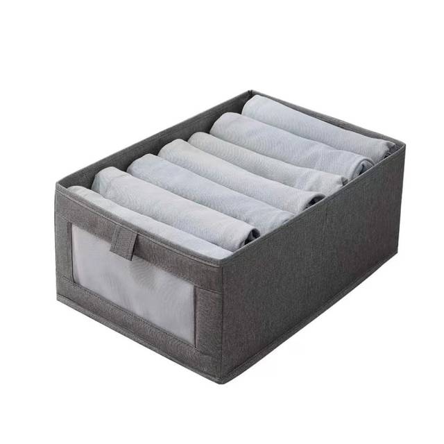 Caja de almacenamiento de tela plegable 