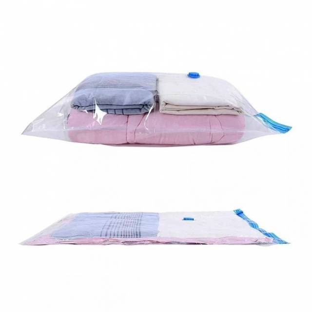 Bolsa Al Vacío Para Guardar Ropa Reducir Espacios 80x100 Cm