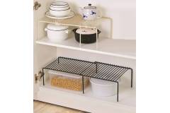 Estante organizador alacena extensible cocina bao Color Negro
