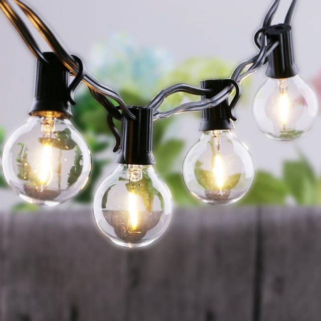 Guirnalda guia 25 luces LED para decoracion Interior Exterior 7.6m