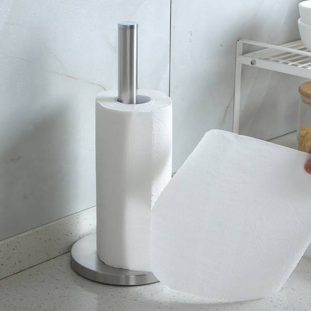 Porta rollo papel de cocina de acero
